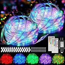 Omika 100FT Connectable Rope Lights for Outside, 300LED