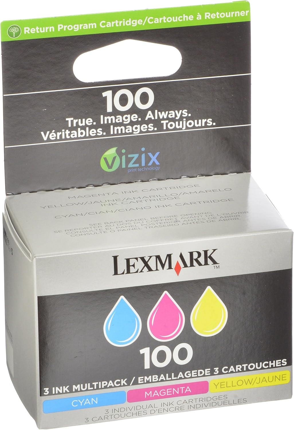100 Color Ink Cartridge Tri-pk- Cyan/Magenta/Yellow