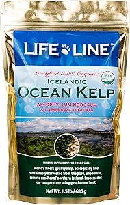 Life Line Pet Nutrition Organic Ocean Kelp Supplement for Skin & Coat, Digestion in Dogs & Cats