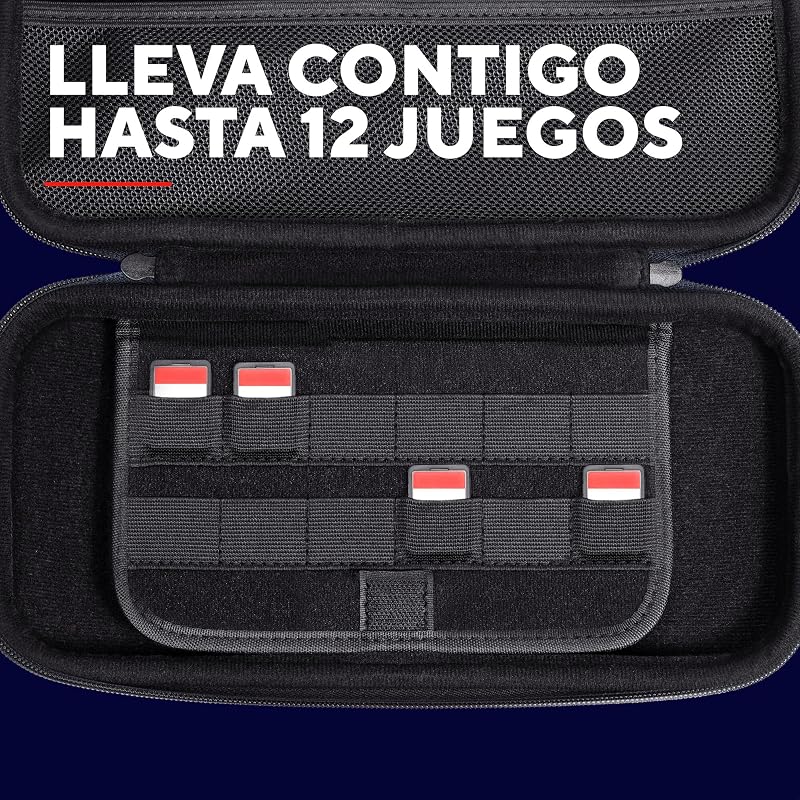 Funda Protectora Dura para Nintendo Switch 2, Rojo / Azul