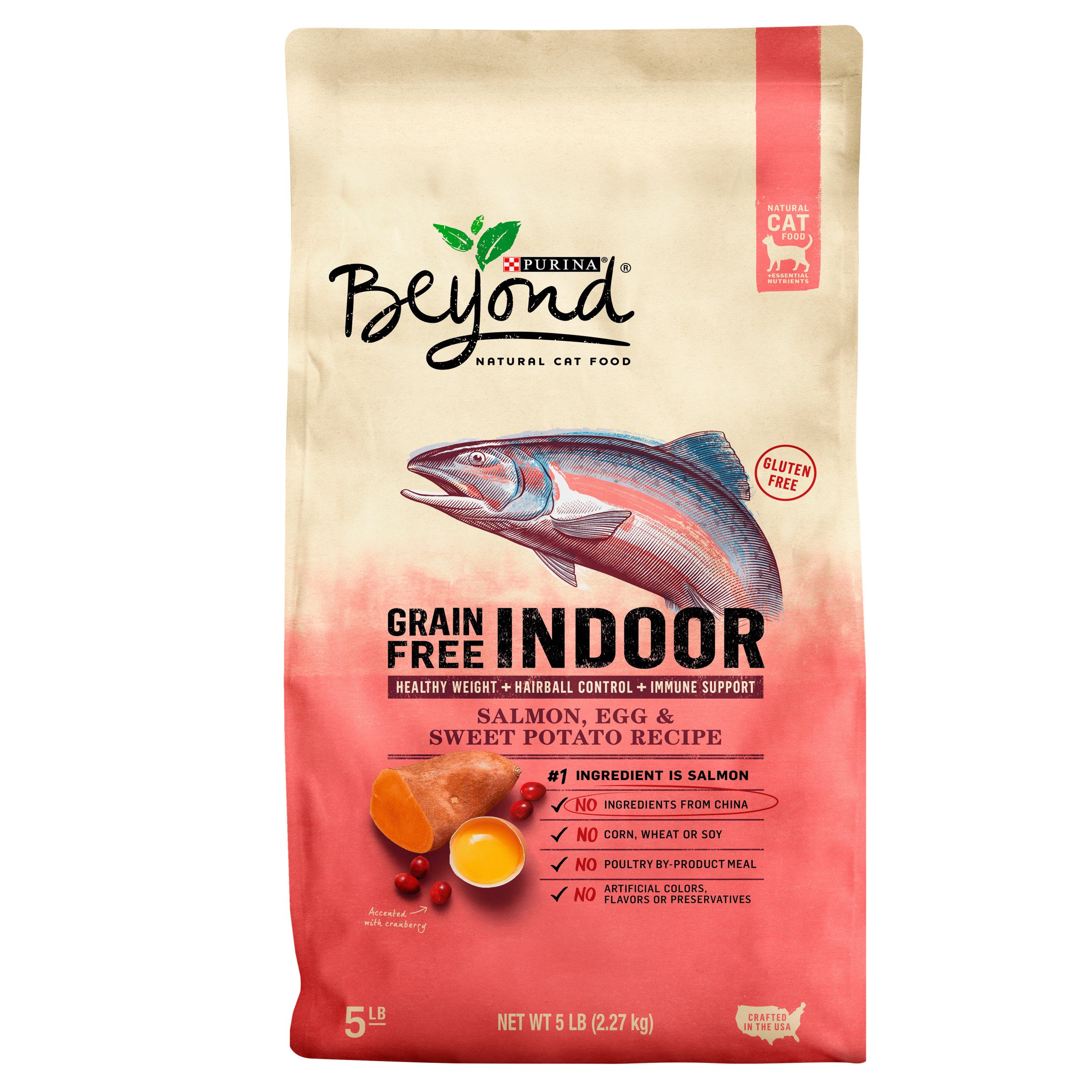 Purina Beyond Indoor Grain Free Salmon, Egg Sweet Potato Recipe Adult