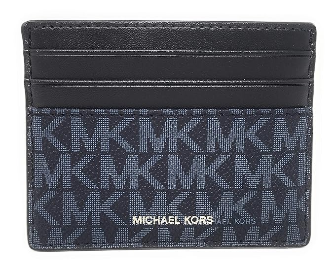 Michael Kors Men's Cooper Tall Card Case Wallet (Admiral Blue) Amazon