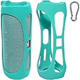 GETGEAR Silicone Cover Sleeve for JBL Waterproof Portable Bluetooth Speaker FLIP 5, Customized Design Skin Portable Protection Solution, Best Matching in Shape and Color (Green)