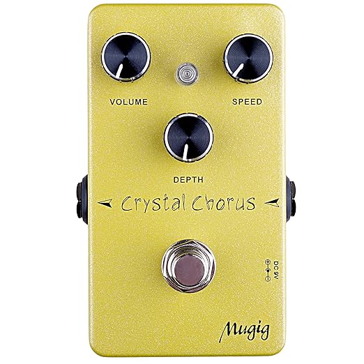 title=Chorus Pedale Effetto Chitarra Mugig, Chorus Classico per Chitarra Elettrica,