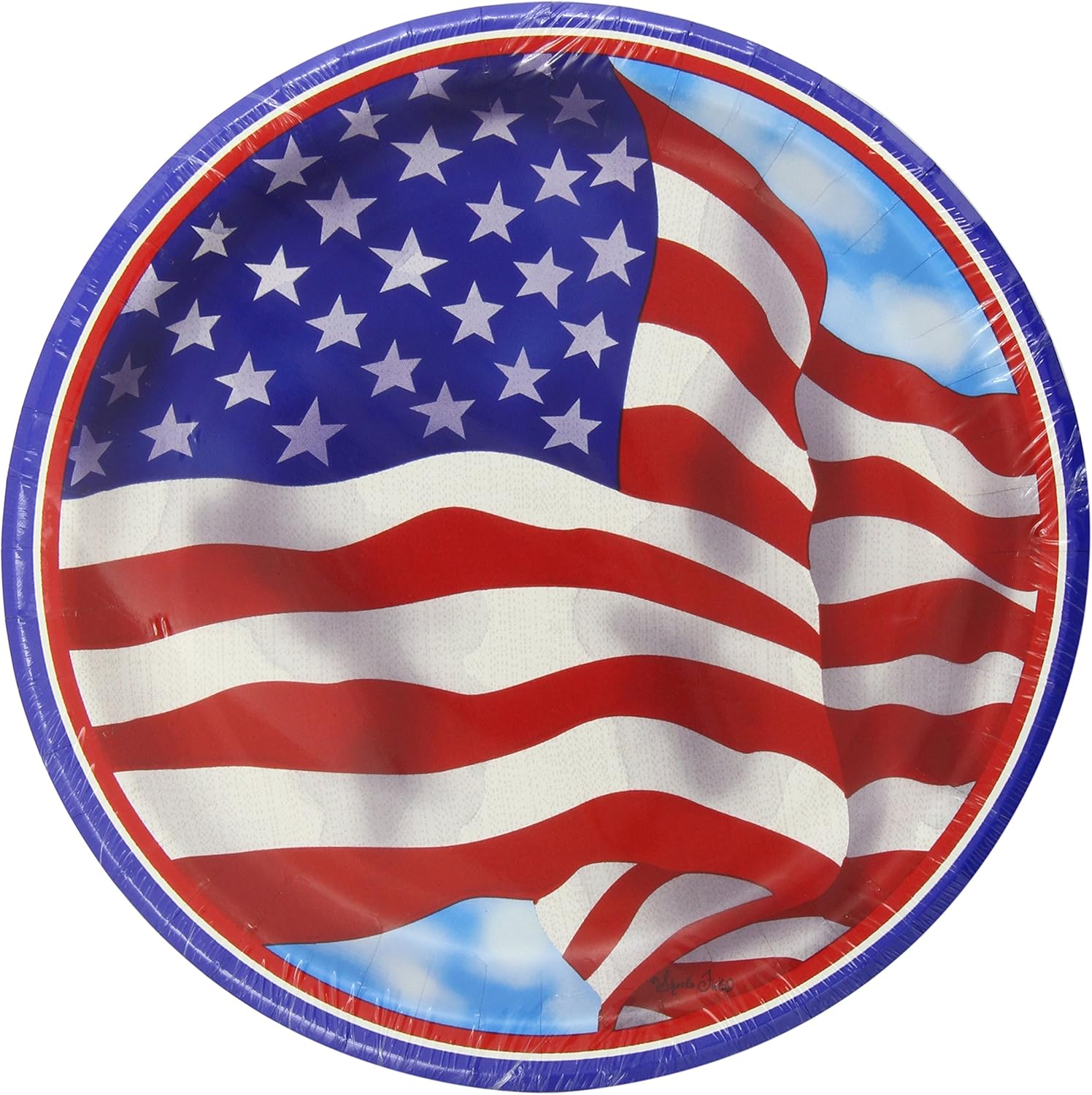 Creative Converting Patriotic Celebration 101/4 Inch Paper