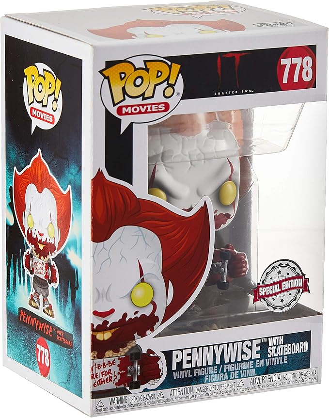 pennywise with skateboard