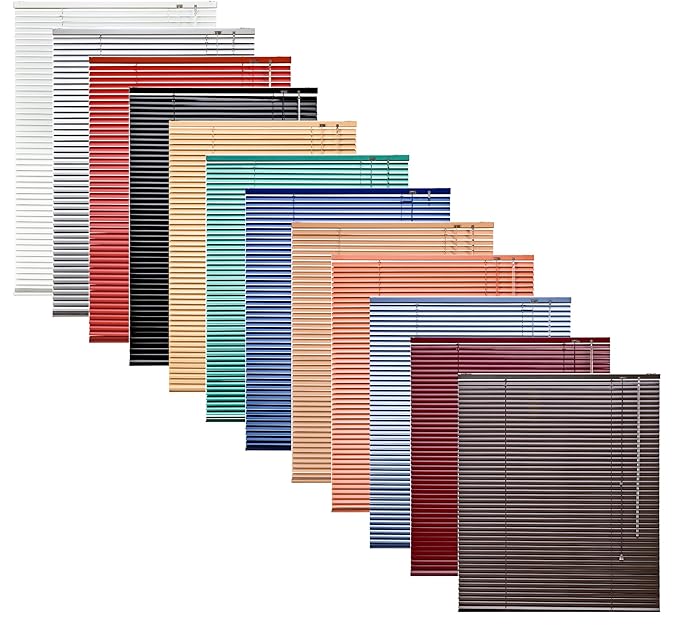 Garduna ALU Jalousie # silber 60 x 130cm # - viele Farben & Größen