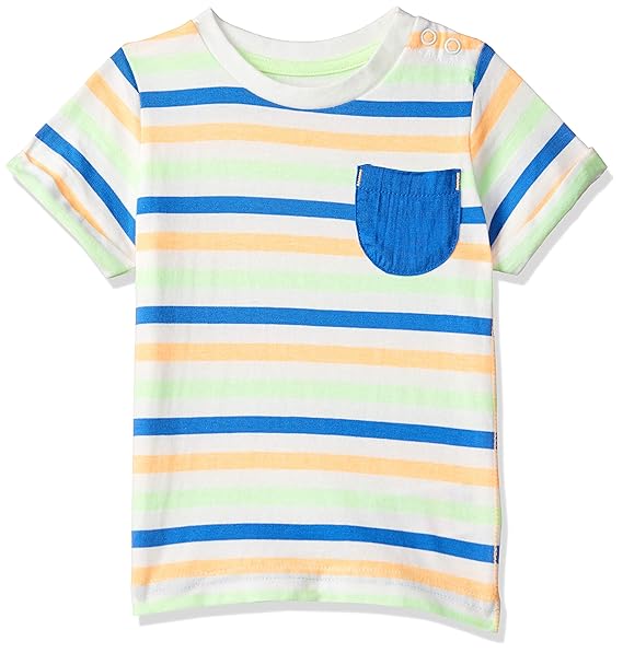 Baby Boys Striped Regular fit T-Shirt