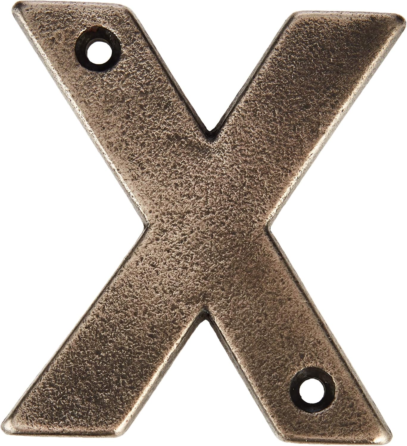 From the Anvil 83803X Letter X-Antique Pewter