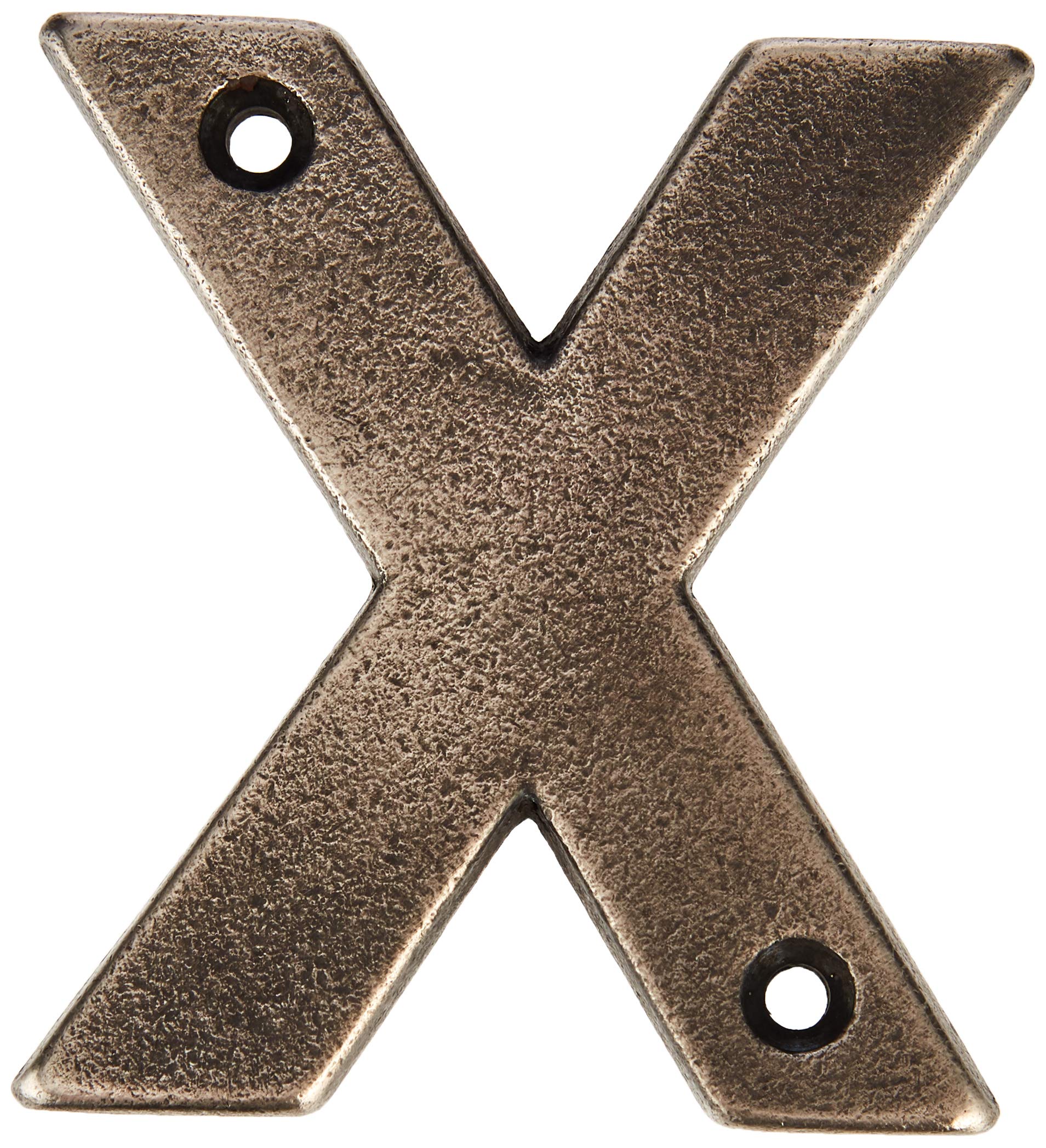 From the Anvil 83803X Letter X-Antique Pewter