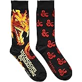 Hyp Dungeons and Dragons D&D Men's Crew Socks 2 Pair Pack
