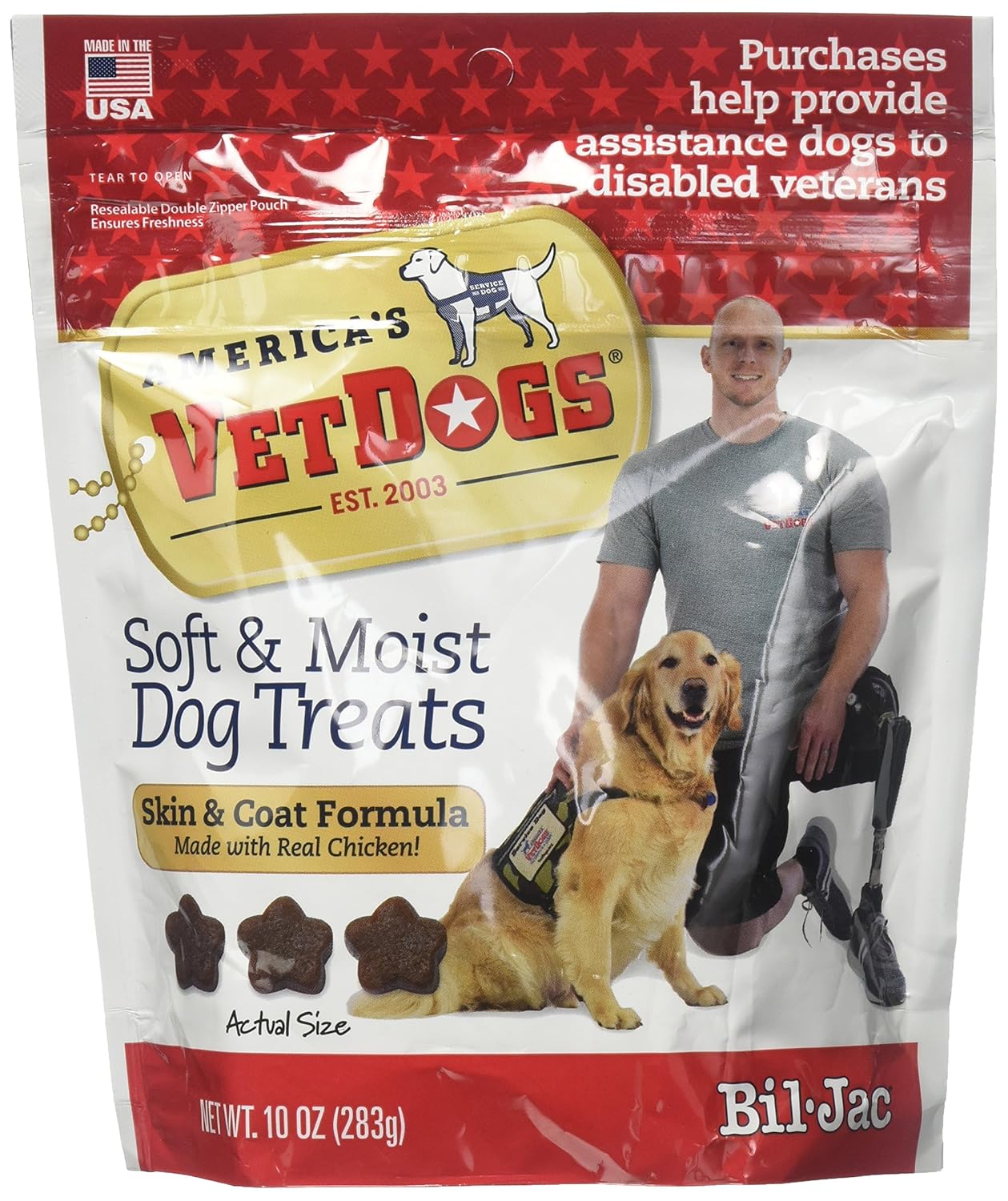 BilJac (6 Pack) America's Vet Dogs Skin and Coat Dog Treats, 10 Ounces Each eBay