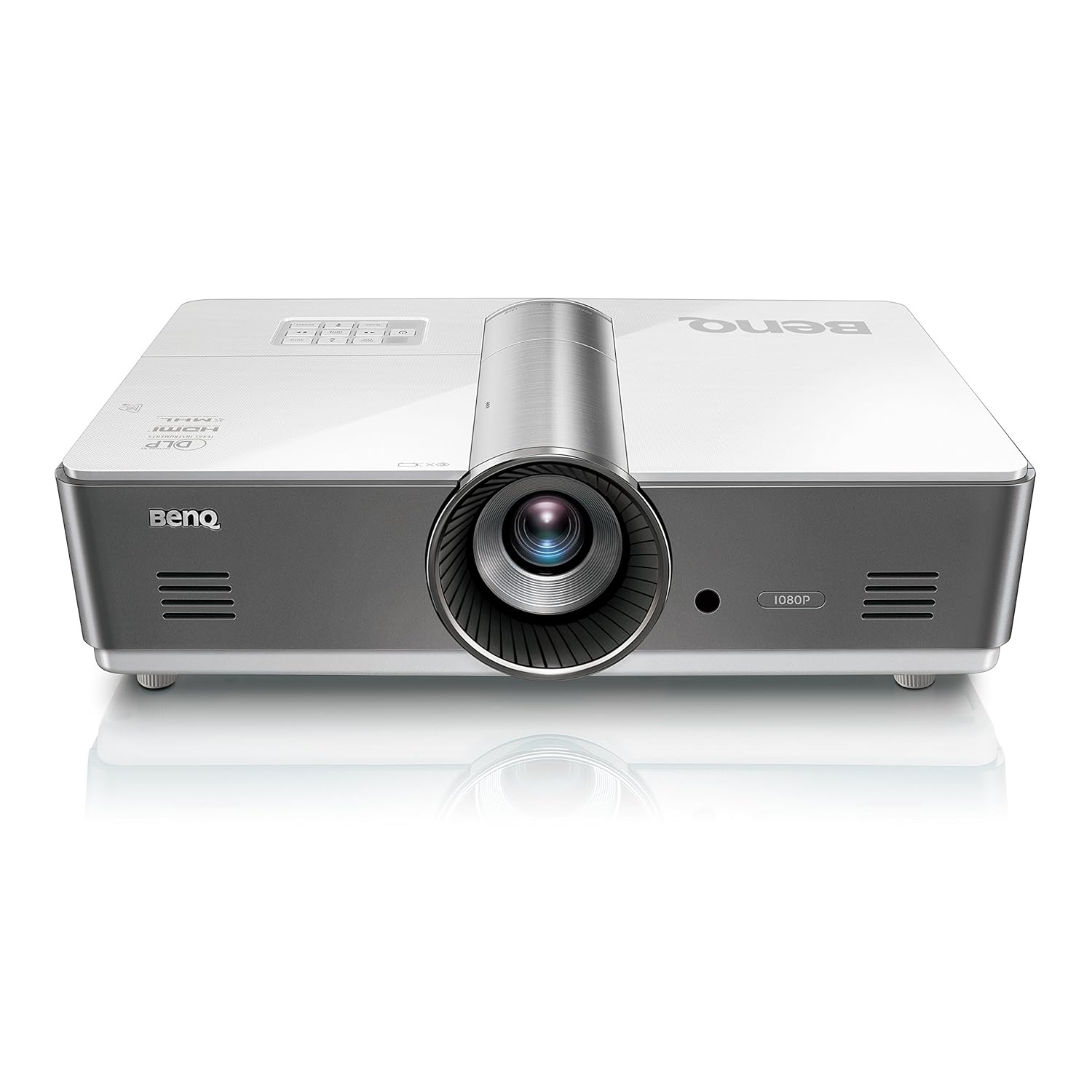 BenQ 1080p DLP Business Projector (MH760), 5000 Lumens, Wireless, Full HD 1920x1080, 3000:1 High Contrast, 3D, HDMI, MHL, LAN Control, 180@15-19.7ft, 1.3X Zoom