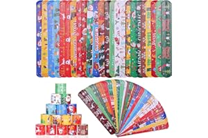 emzrivo Christmas Slap Bracelets Party Favors, 48 PCS Slap Bracelets Bulk 24 Designs for Christmas Party Decorations Christmas Goodie Bag Stuffers Christmas Prizes Birthday Gifts