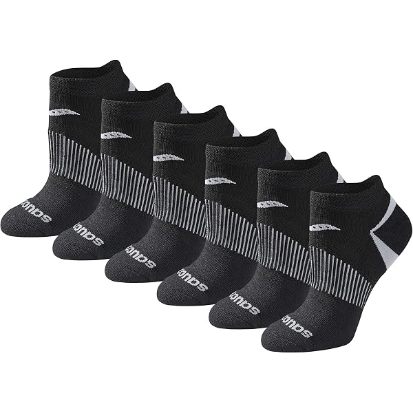 Lot De 8 Chaussettes Sport Saucony Pour Femme - Performance Avec Talon Tab