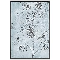 SIGNWIN Framed Canvas Wall Art Birds on Tree Canvas Prints Home Artwork Decoration for Living Room,Bedroom - 16x24 inches