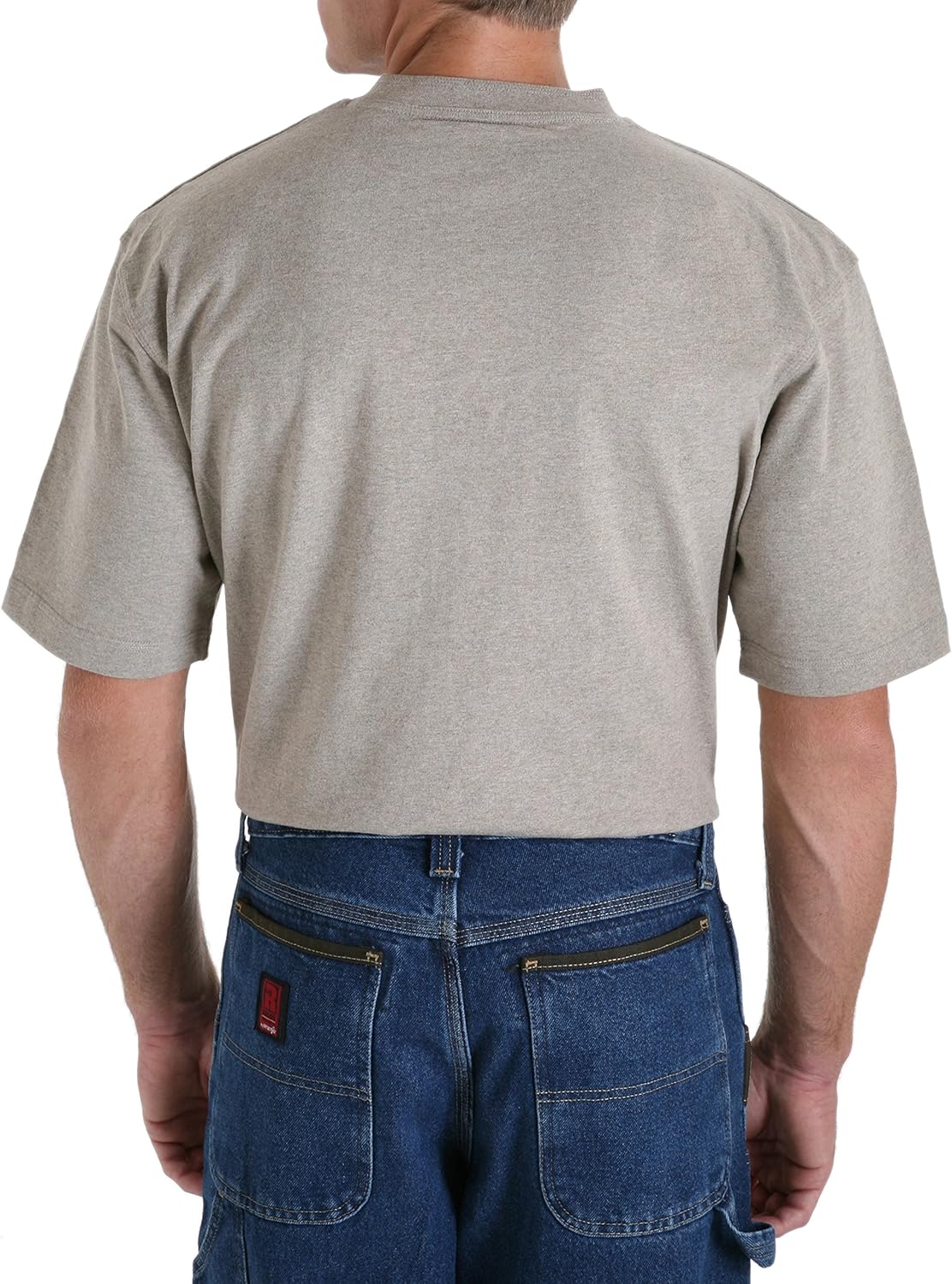 Wrangler Riggs Workwear Men's Short Sleeve Henley at  Men’s Clothing store