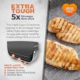 Tower Cerastone Forged Grill Pan 25cm Graphite Non-Stick Soft Handle view 4