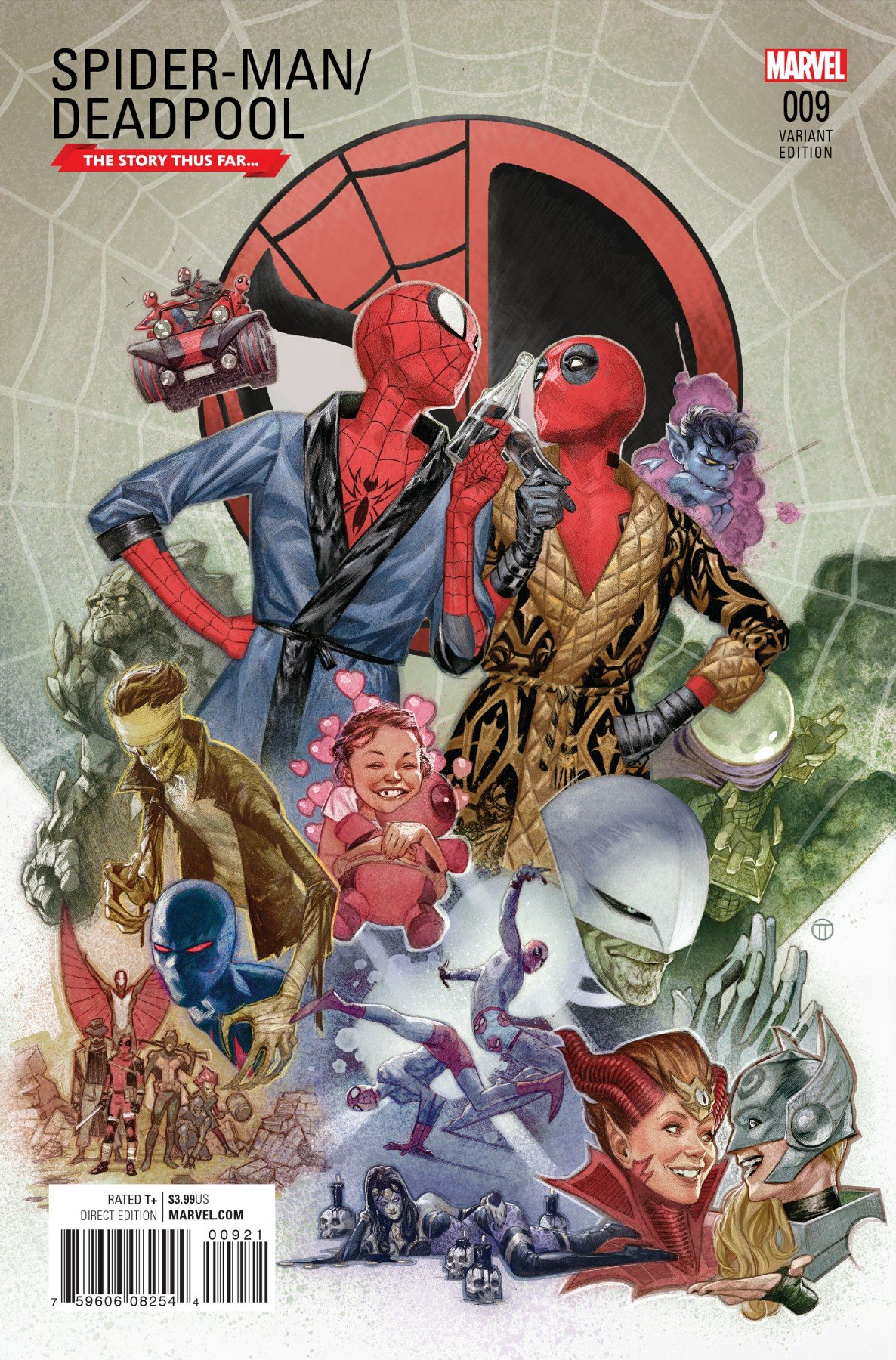 Spider Man Deadpool 9 Story Thus Far Variant Amazoncom Books - 