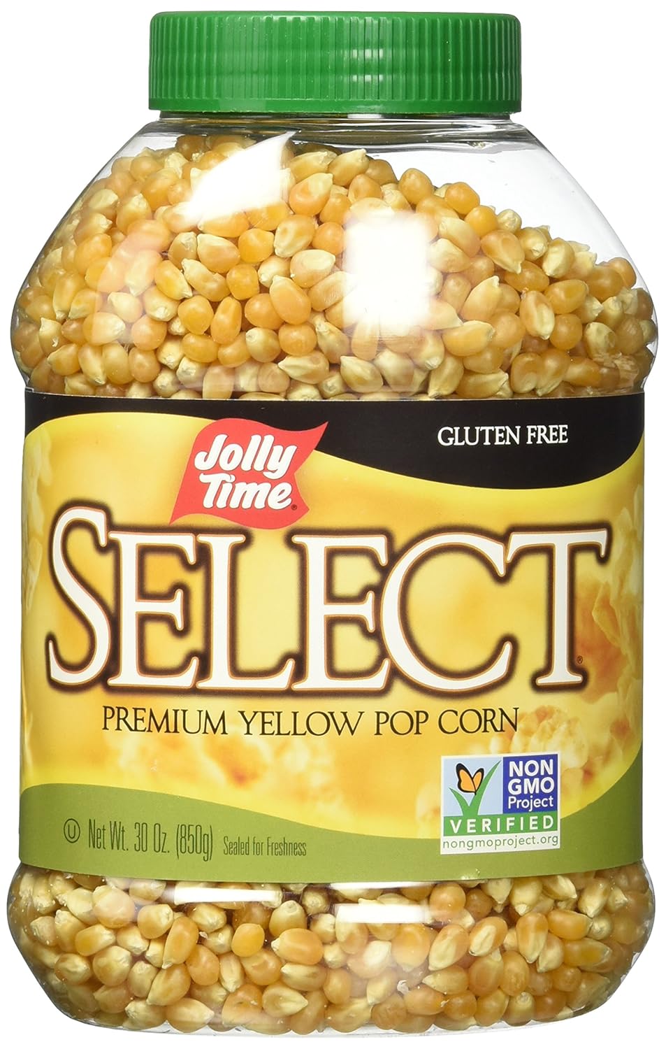 Jolly Time Select Premium Yellow Pop Corn, 30 oz (Pack of 12)