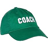 Coach | Coaching Baseball Hat - Royal Blue, Red, Green, Navy, Black Men Women Cap