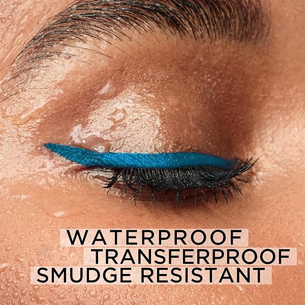 L’OREAL PARIS INFALLIBLE GRIP MECHANICAL GEL EYELINER PENCIL, SMUDGE-RESISTANT, WATERPROOF EYE MAKEUP WITH UP TO 36HR WEAR, TURQUOISE, 0.01 OZ