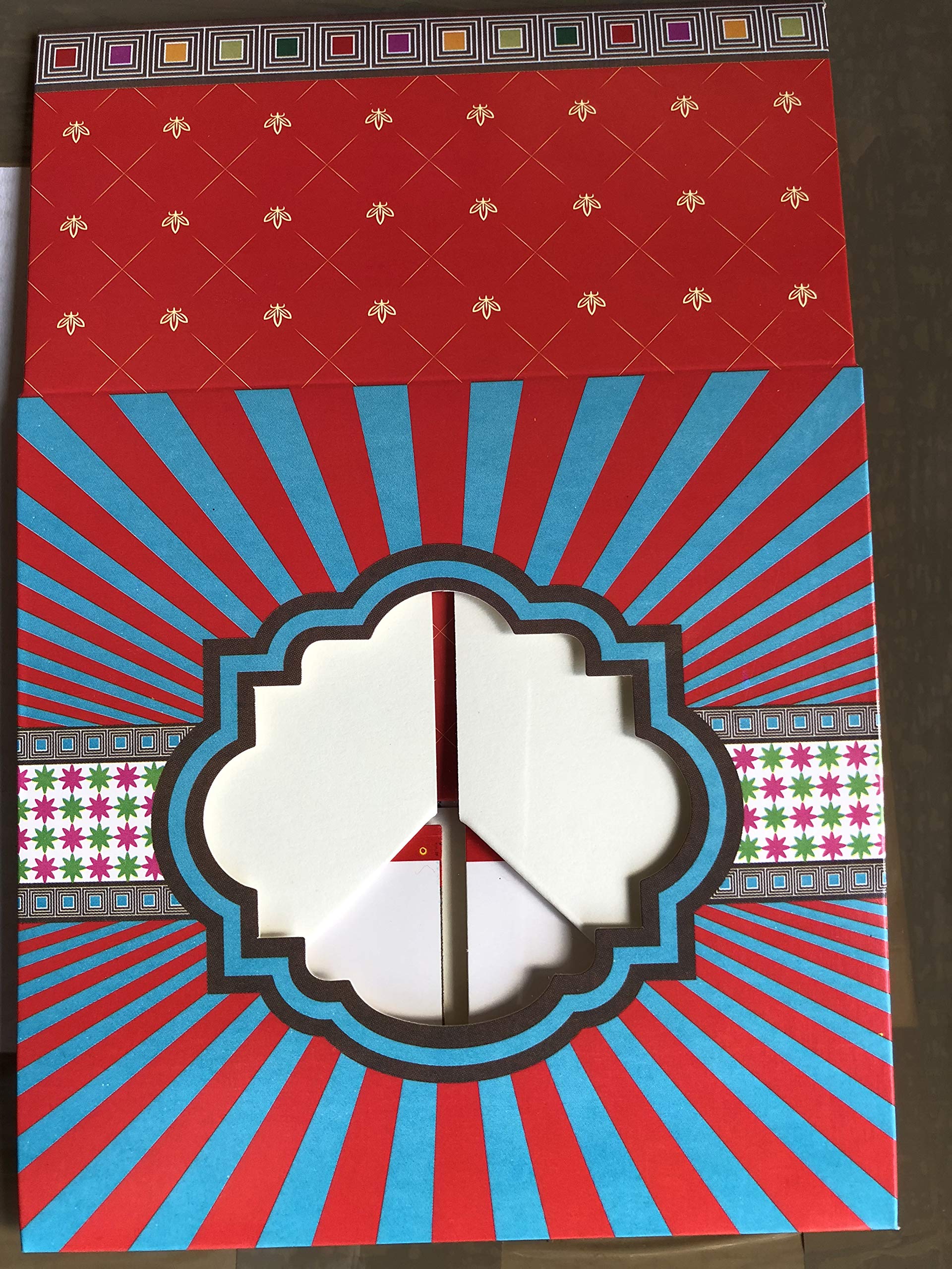 10 Small Red 6" x 6" x 3" Cake Box with Window