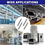 GUNGY Extension Spring 80mm 304 Stainless Steel 1.2mm Wire 10mm OD 4 Pieces view 7