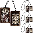 Escapulario de la Virgen del Carmen Pack of 3 Escapulario Catolico Brown Scapular of Our Lady of Mount Carmel Scapular Necklace Carmel Scapular Catholic Scapular Medal Brown Scapulars