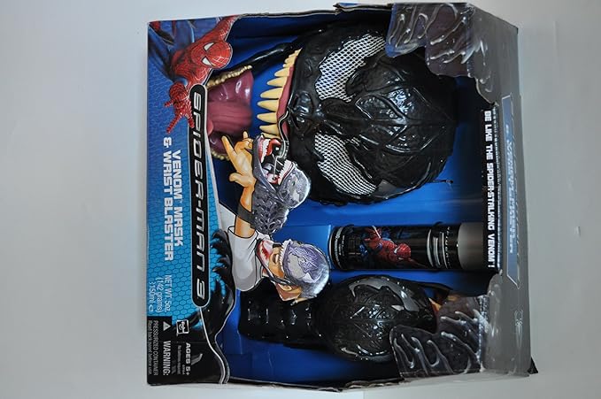 SpiderMan 3 Venom Mask &amp; Wrist Blaster Amazon.co.uk