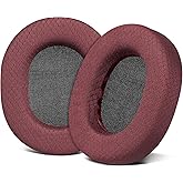 SOULWIT Replacement Earpads for SteelSeries Arctis 1/3/5/Arctis 7/7+/7P/7P+/7X/7X+/9/9X/Pro/Prime(Do Not Fit Any Arctis Nova) Headset, Ear Pads Cushions with High-Density Foam - Burgundy