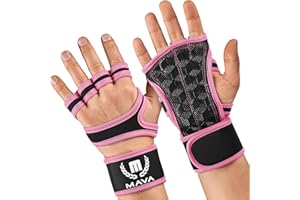 Mava Sports Weight Lifting Gloves with Wrist Support, Work Out Gloves, Gym Gloves - Great for Cross Training, Pull Ups, Calisthenics and Gym, Workout Gloves for Men & Women