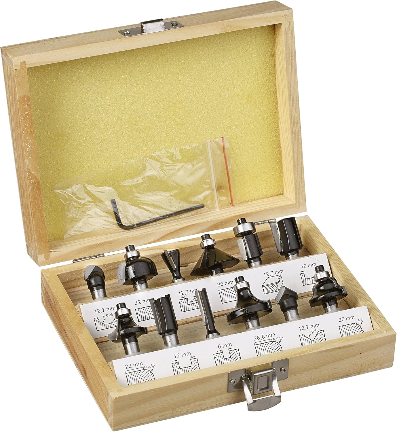 kwb 12-Piece Cutter Set diameter 8 Mm