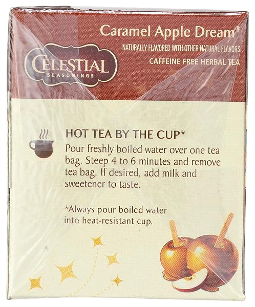 CELESTIAL SEASONINGS TEA CARAMEL APPLE DREAM 20 BAGS