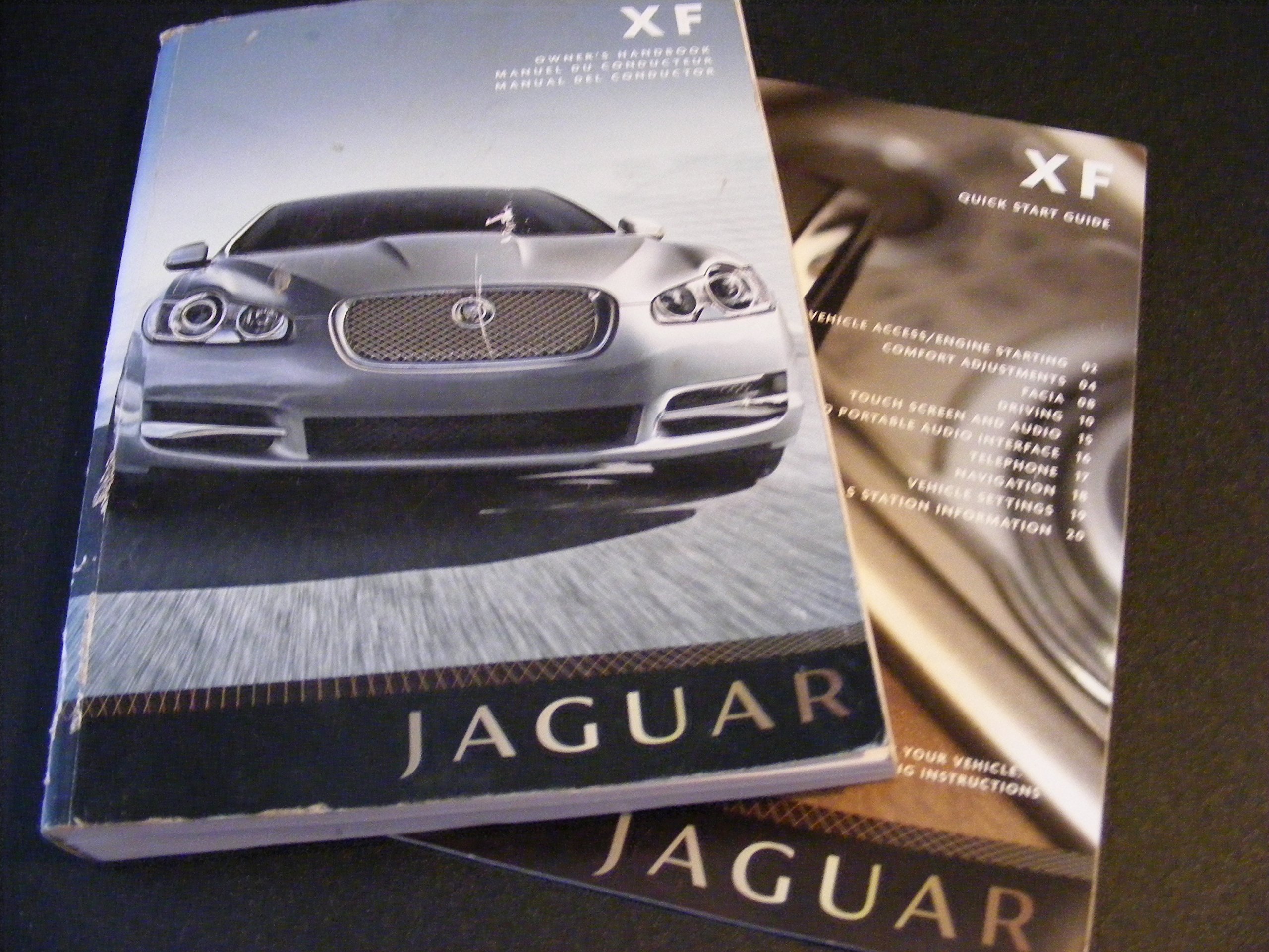 Jaguar XF Owners Manual Paperback – 2007