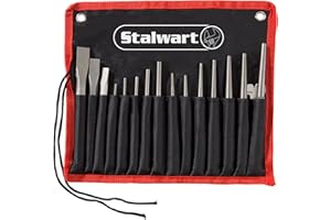 Stalwart Punch and Chisel Set, 16 Pieces