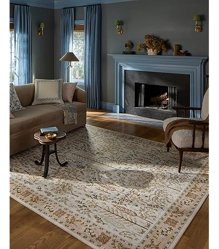 Amazon.com: Loloi Rifle Paper Co Fiore Charcoal 3'-2