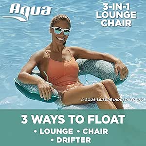 Aqua Mosaic 3-in-1 Lounge Chair, Multi 
