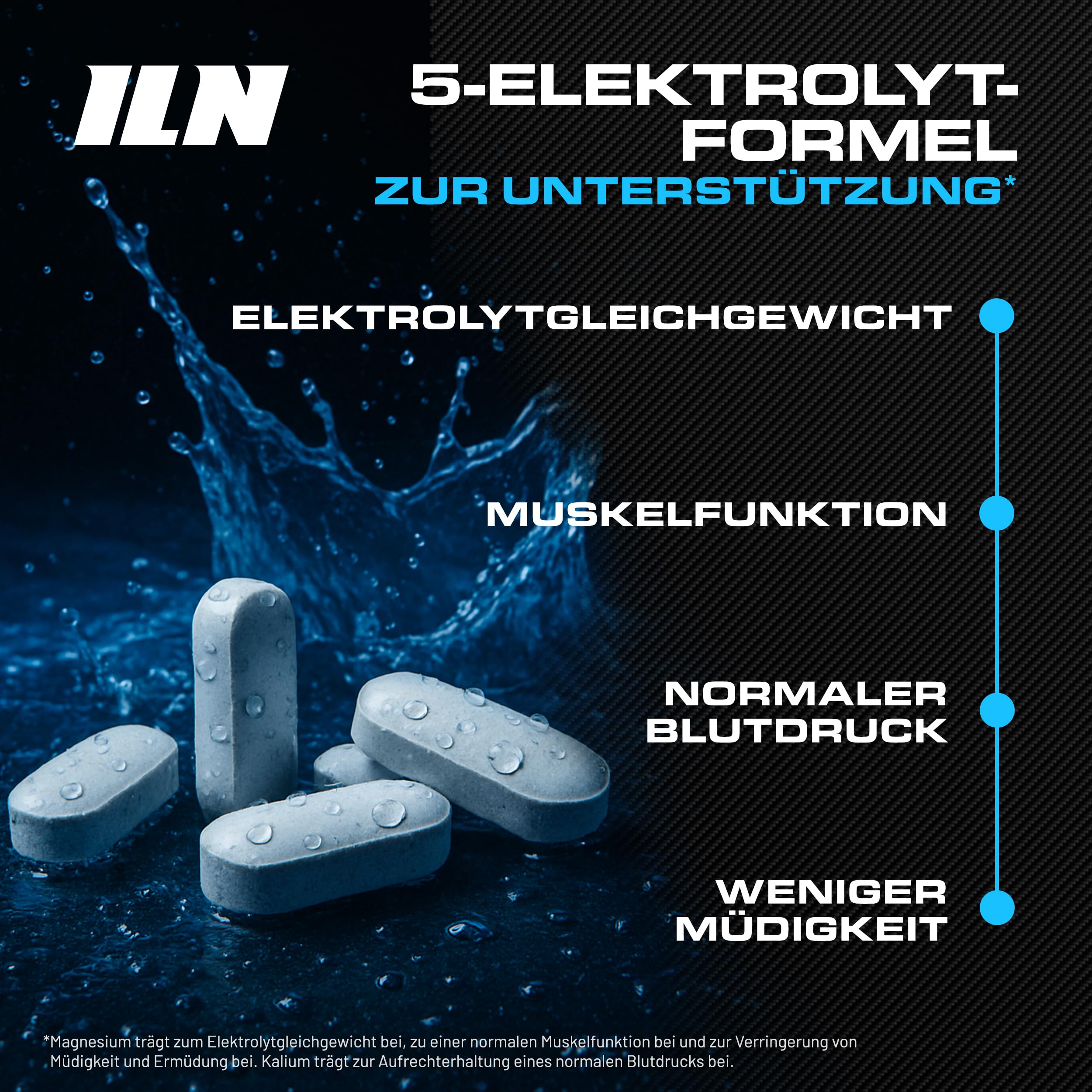 Elektrolyte Tabletten 360 Tabletten - electrolytes Hydration Komplex 1500 mg - elektrolyte ohne zucker - zuckerfrei, Keto, vegan, vegetarisch 4