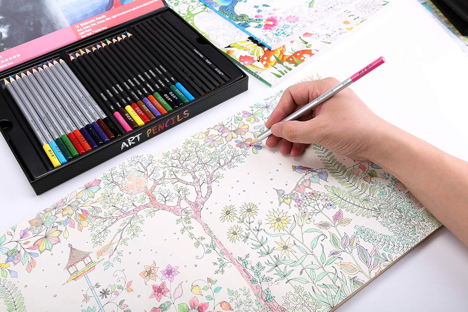 Sketchbook A4 – Album Da Disegno Premium, 50 Fogli/100 Pagine, 200 - Foto 4