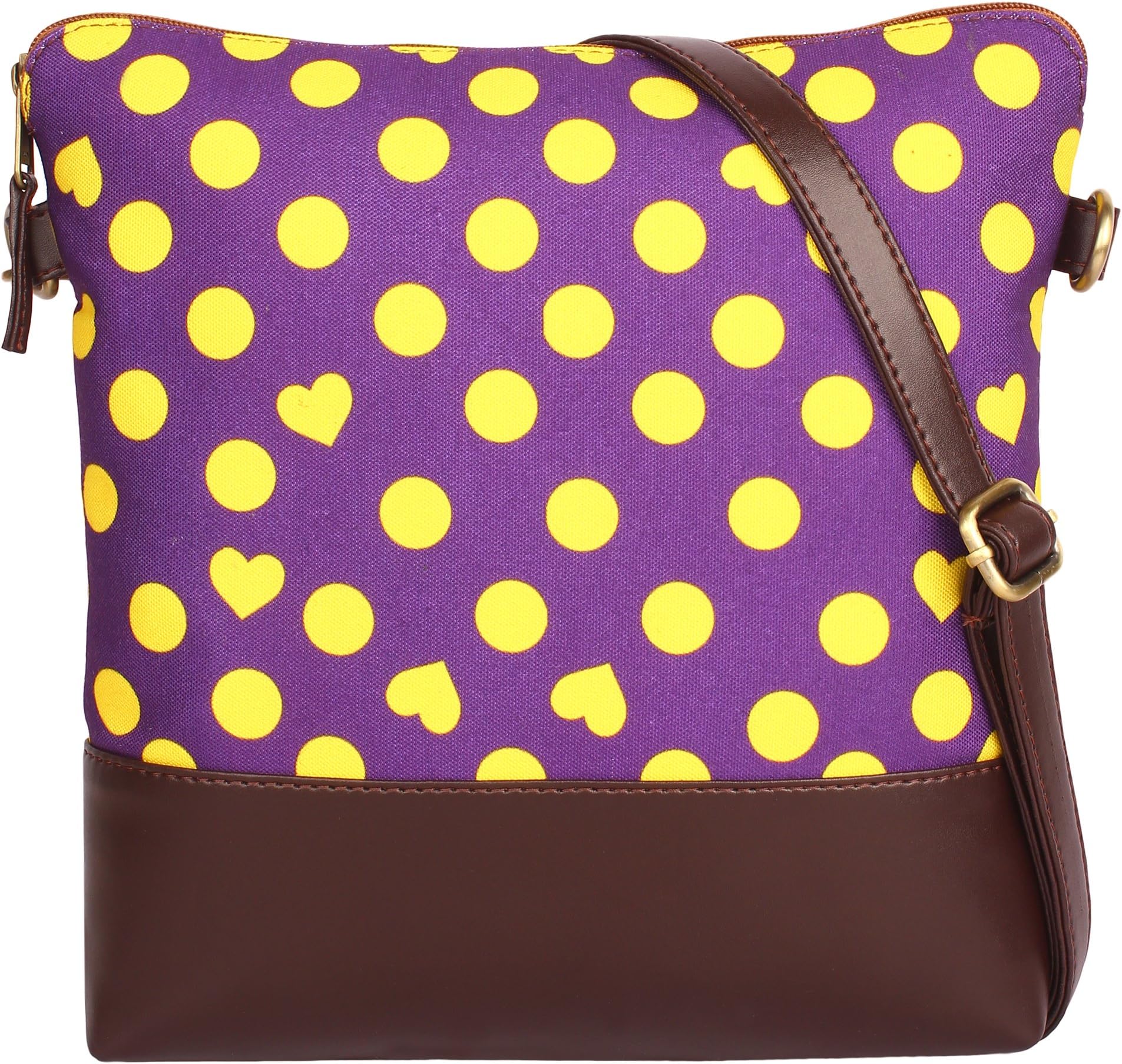 Lychee bags Canvas Katie Sling for Girls (Purple)