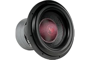 Audiopipe 12" Quinta Stack Composite Cone Subwoofer (TXX-BDC-V-12), Superior Performance, 2400W, 5 Magnets, BASV Voice Coil, Aluminum Basket, Weaved Tinsel Leads, Multi-Connect Terminals, 2 * 4 Ohms