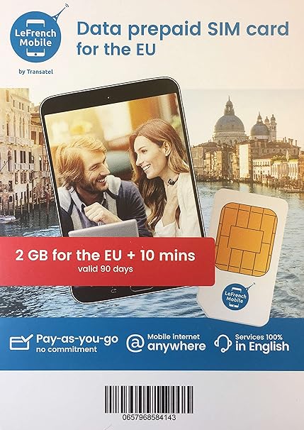 Amazon Co Jp フランス Lefrench プリペイドsimカード データ 通話 Eu各国 2gb 90日間 並行輸入品 家電 カメラ