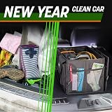 Drive Auto Products Car Boot Organiser Gray with Tie Down Straps view 2
