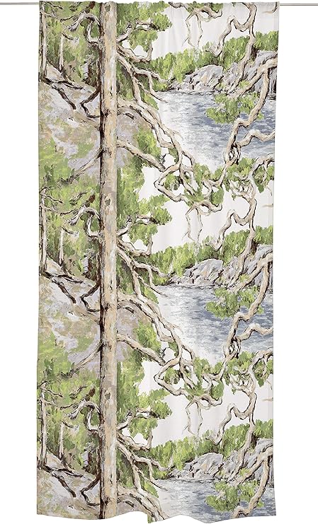 Vallila Nuuksio Curtain 140x250 Cm Green Size 250x140 Cm Amazon Co Uk Kitchen Home