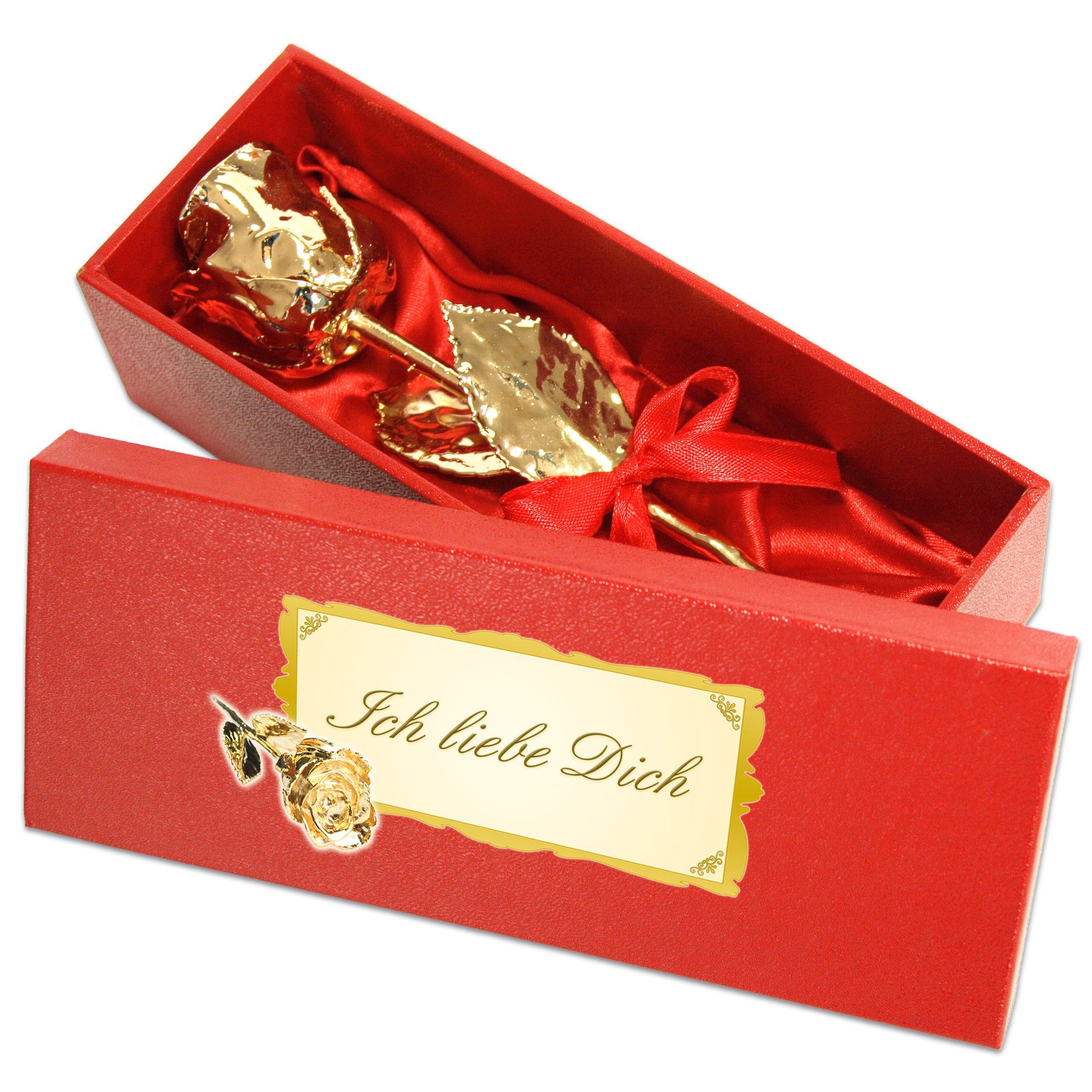 Geschenke mit Namen Gifts with names, Gold, 28 cm