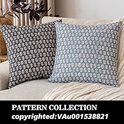 Foindtower Set of 2 Decorative Neutral Floral Print