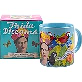 The Unemployed Philosophers Guild Frida Kahlo Dreams Mug - Sip Coffee With the Beloved Artist in Her Realm of Surrealism, Comes in Gift Box, 12 oz