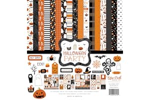 Echo Park Paper Company Halloween Party Collection Kit Paper, Multi, 12-x-12-Inch