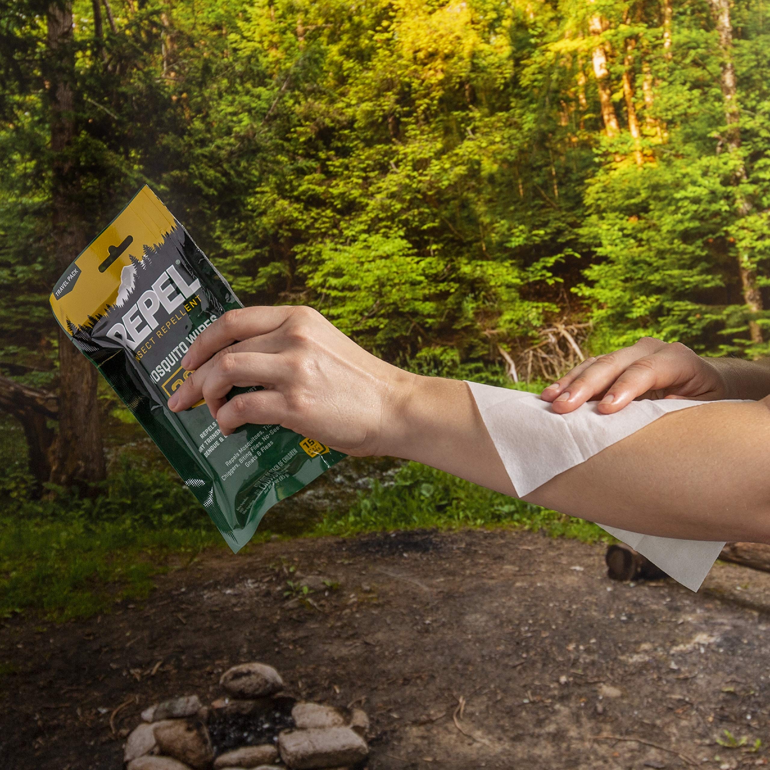 Repel Insect Repellent Mosquito Wipes 30 DEET, 15Count, 6Count Buy